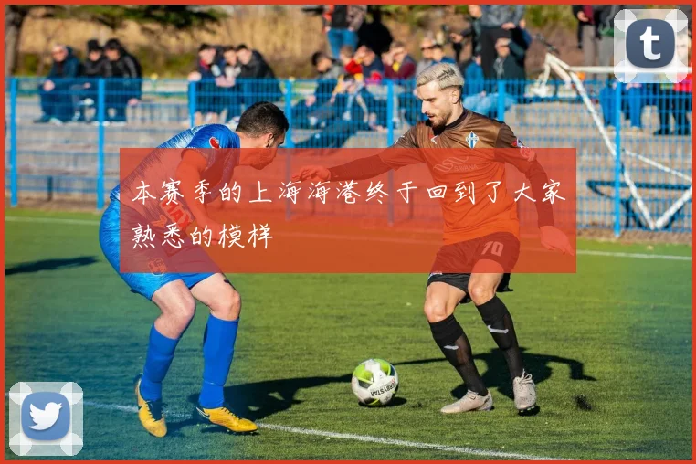 本赛季的上海海港终于回到了大家熟悉的模样